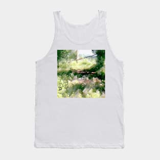 Sparkling abstract forest Tank Top